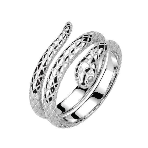 316L Stainless Steel Wrap Around Snake Ring 13 - Picture 2 of 3
